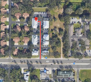 Satellite Photo of Sarasota Live Scan Fingerprinting Location